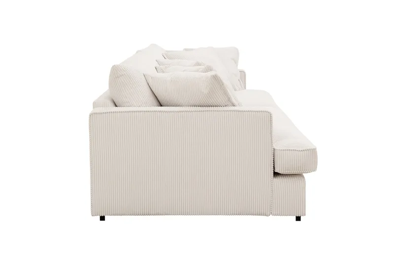Rossita Lyx 3,5-sits Extra djup Soffa i Manchester - Offwhite - Möbler - Vardagsrum - Soffor - 4-sits soffor