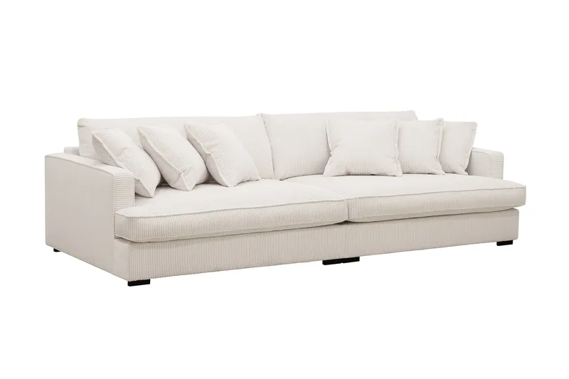 Rossita Lyx 3,5-sits Extra djup Soffa i Manchester - Offwhite - Möbler - Vardagsrum - Soffor - 4-sits soffor