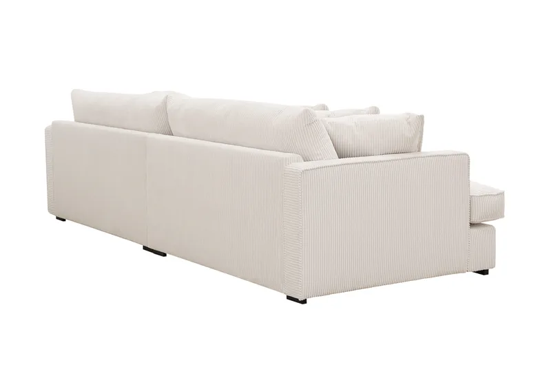 Rossita Lyx 3,5-sits Extra djup Soffa i Manchester - Offwhite - Möbler - Vardagsrum - Soffor - 4-sits soffor
