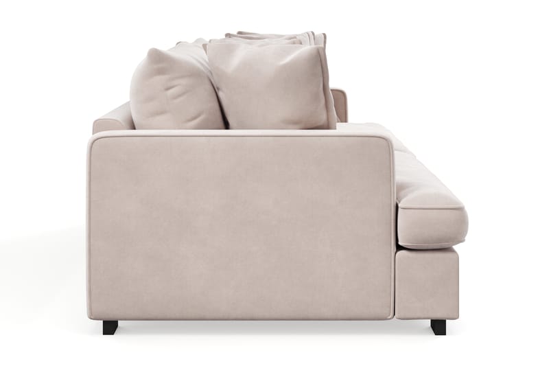 Rossita Lyx 4-sits Extra djup Sammetsoffa - Beige - Möbler - Vardagsrum - Soffor - Sammetssoffor