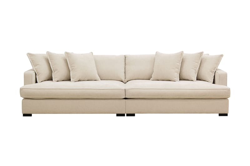Rossita Lyx 4-sits Extra djup Soffa i Chenille - Beige - Möbler - Vardagsrum - Soffor - 4-sits soffor