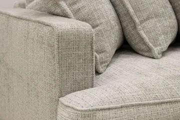 Rossita Lyx 4-sits Extra djup Soffa i Chenille - Grå / Beige - Möbler - Vardagsrum - Soffor - 4-sits soffor