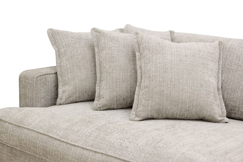 Rossita Lyx 4-sits Extra djup Soffa i Chenille - Grå / Beige - Möbler - Vardagsrum - Soffor - 4-sits soffor