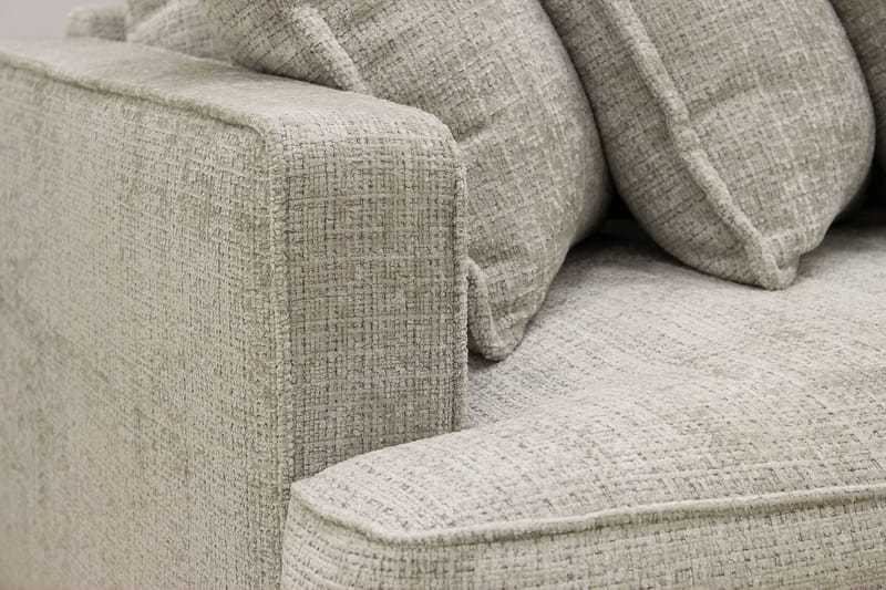 Rossita Lyx 4-sits Extra djup Soffa i Chenille - Grå / Beige - Möbler - Vardagsrum - Soffor - 4-sits soffor