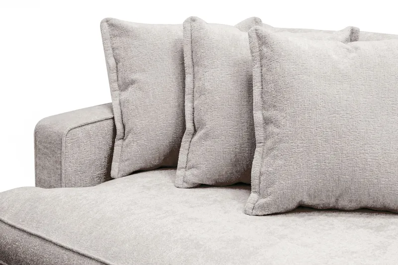 Rossita Lyx 4-sits Extra djup Soffa i Chenille - Grå / Brun - Möbler - Vardagsrum - Soffor - 4-sits soffor