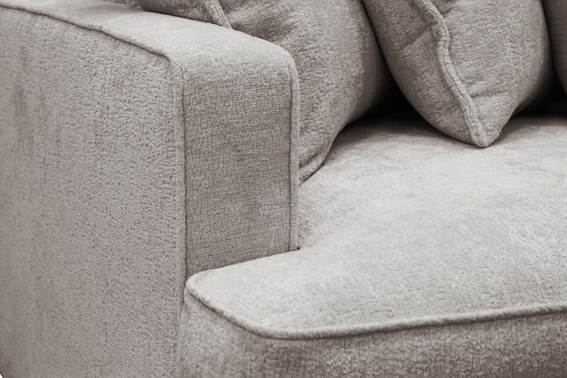Rossita Lyx 4-sits Extra djup Soffa i Chenille - Grå / Brun - Möbler - Vardagsrum - Soffor - 4-sits soffor