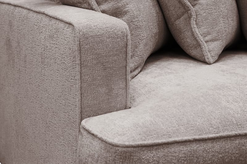 Rossita Lyx 4-sits Extra djup Soffa i Chenille - Grå / Brun - Möbler - Vardagsrum - Soffor - 4-sits soffor