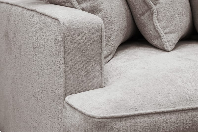 Rossita Lyx 4-sits Extra djup Soffa i Chenille - Grå / Brun - Möbler - Vardagsrum - Soffor - 4-sits soffor