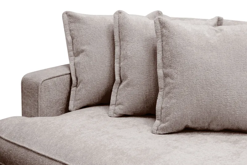Rossita Lyx 4-sits Extra djup Soffa i Chenille - Grå / Brun - Möbler - Vardagsrum - Soffor - 4-sits soffor