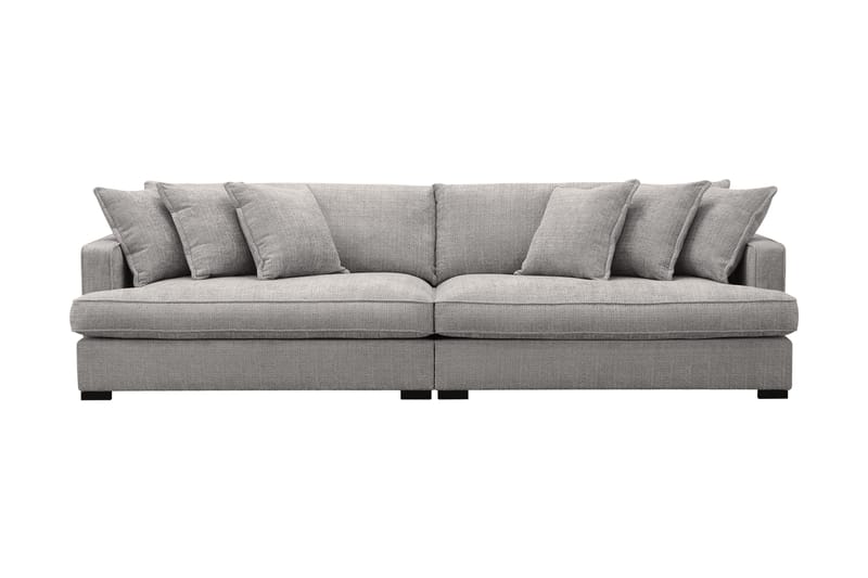 Rossita Lyx 4-sits Extra djup Soffa i Chenille - Ljusgrå - Möbler - Vardagsrum - Soffor - 4-sits soffor