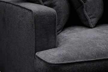 Rossita Lyx 4-sits Extra djup Soffa i Chenille - Svart - Möbler - Vardagsrum - Soffor - 4-sits soffor