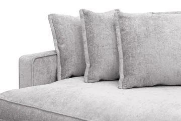 Rossita Lyx 4-sits Extra djup Soffa i Chenille - Trenza 03, Grå Chenille - Möbler - Vardagsrum - Soffor - 4-sits soffor