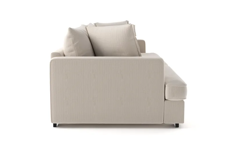 Rossita Lyx 4-sits Extra djup Soffa i Manchester - Beige - Möbler - Vardagsrum - Soffor - 4-sits soffor
