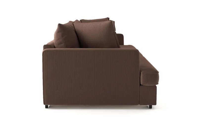 Rossita Lyx 4-sits Extra djup Soffa i Manchester - Brun - Möbler - Vardagsrum - Soffor - 4-sits soffor
