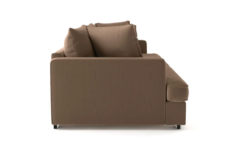 Rossita Lyx 4-sits Extra djup Soffa i Manchester - Brun - Möbler - Vardagsrum - Soffor - 4-sits soffor