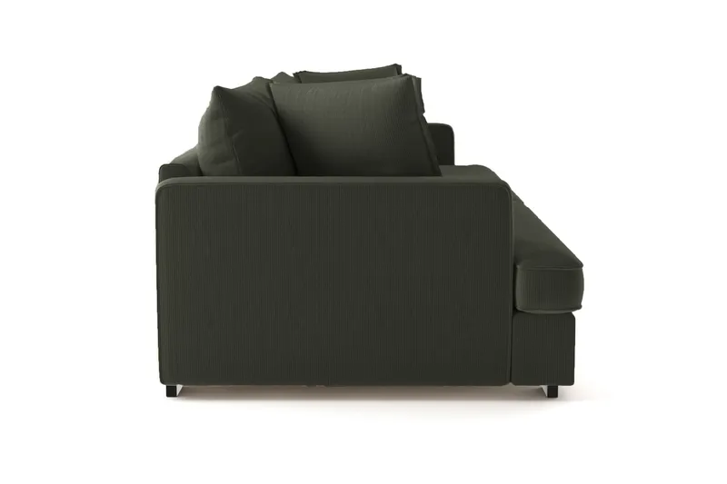 Rossita Lyx 4-sits Extra djup Soffa i Manchester - Mörkgrön - Möbler - Vardagsrum - Soffor - 4-sits soffor