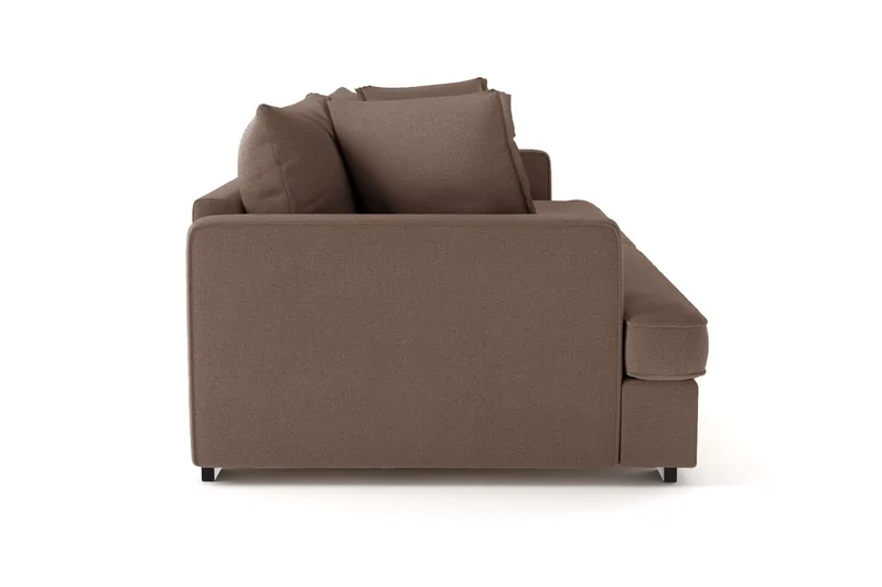 Rossita Lyx 4-sits Extra djup Soffa i Tyg - Brun - Möbler - Vardagsrum - Soffor - 4-sits soffor