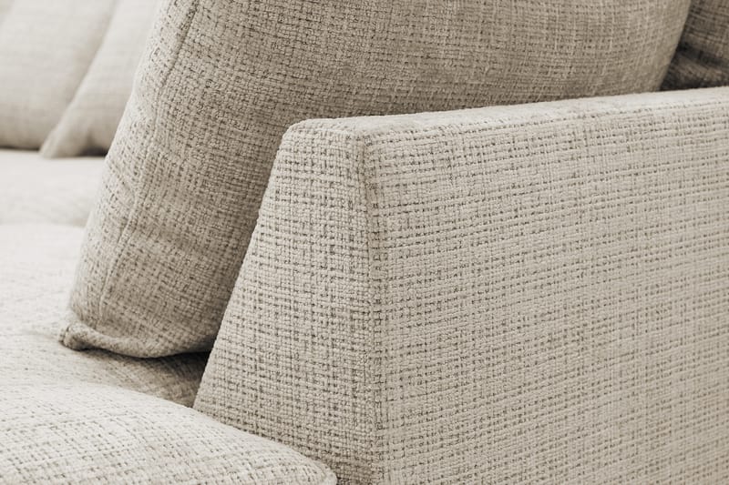 Rossita Lyx 4-sits Extra djup Soffa med Schäslong Höger - Beige Chenille - Möbler - Vardagsrum - Soffor - Divansoffa & schäslong