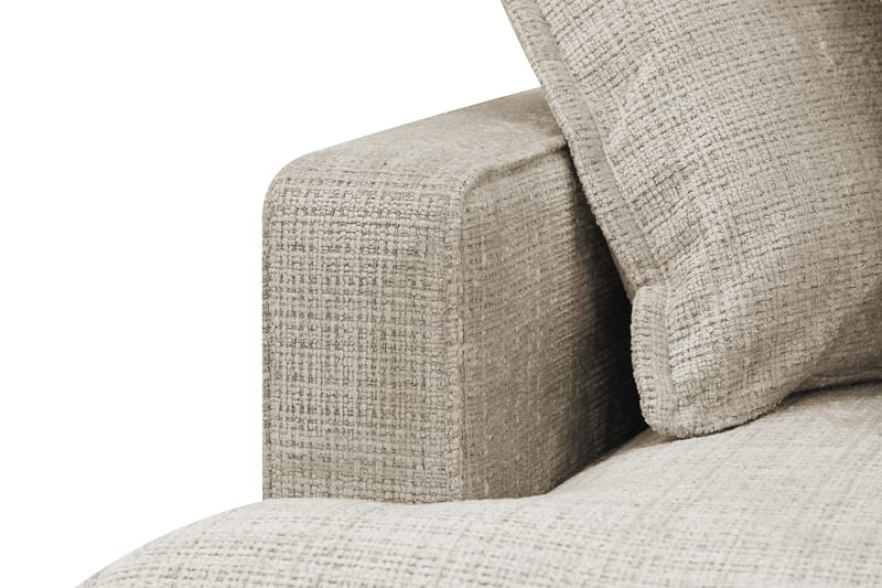 Rossita Lyx 4-sits Extra djup Soffa med Schäslong Höger - Beige Chenille - Möbler - Vardagsrum - Soffor - Divansoffa & schäslong