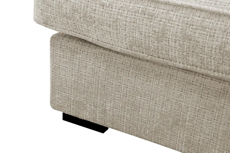 Rossita Lyx 4-sits Extra djup Soffa med Schäslong Höger - Beige Chenille - Möbler - Vardagsrum - Soffor - Sammetssoffor