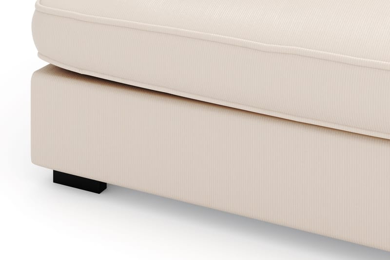 Rossita Lyx 4-sits Extra djup Soffa med Schäslong Höger - Beige Manchester - Möbler - Vardagsrum - Soffor - Sammetssoffor