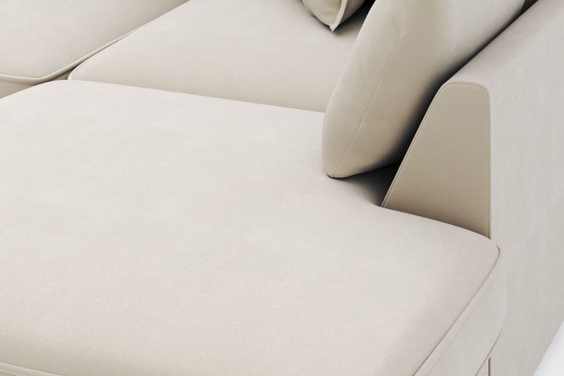 Rossita Lyx 4-sits Extra djup Soffa med Schäslong Höger - Beige Tyg - Möbler - Vardagsrum - Soffor - Divansoffa & schäslong