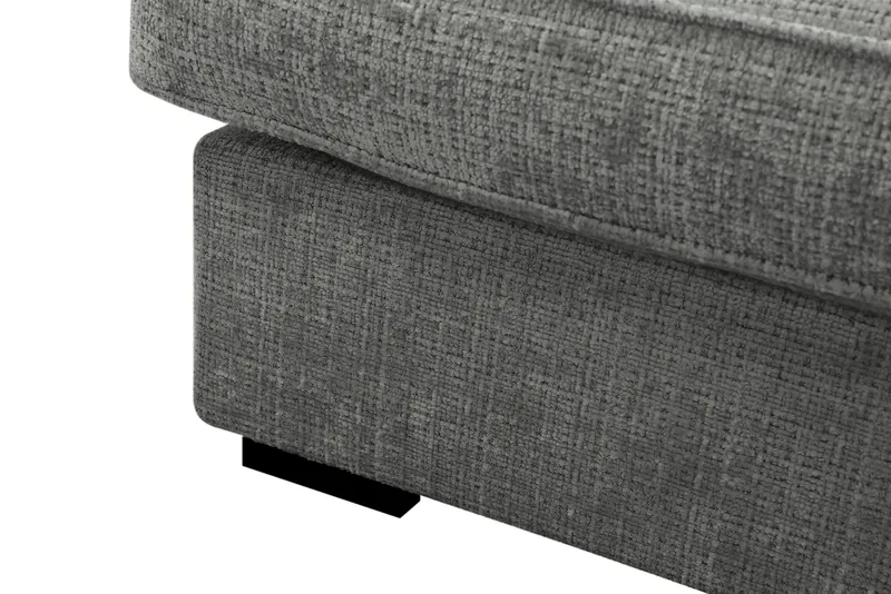 Rossita Lyx 4-sits Extra djup Soffa med Schäslong Höger - Grå Chenille - Möbler - Vardagsrum - Soffor - Divansoffa & schäslong