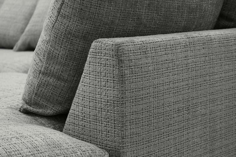 Rossita Lyx 4-sits Extra djup Soffa med Schäslong Höger - Grå Chenille - Möbler - Vardagsrum - Soffor - Divansoffa & schäslong