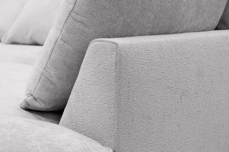 Rossita Lyx 4-sits Extra djup Soffa med Schäslong Höger - Grå Chenille - Möbler - Vardagsrum - Soffor - Divansoffa & schäslong