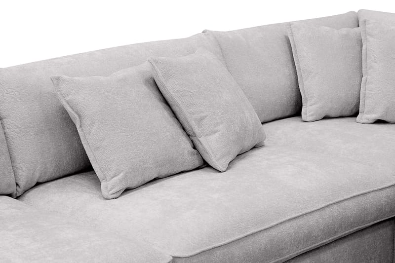 Rossita Lyx 4-sits Extra djup Soffa med Schäslong Höger - Grå Chenille - Möbler - Vardagsrum - Soffor - Divansoffa & schäslong