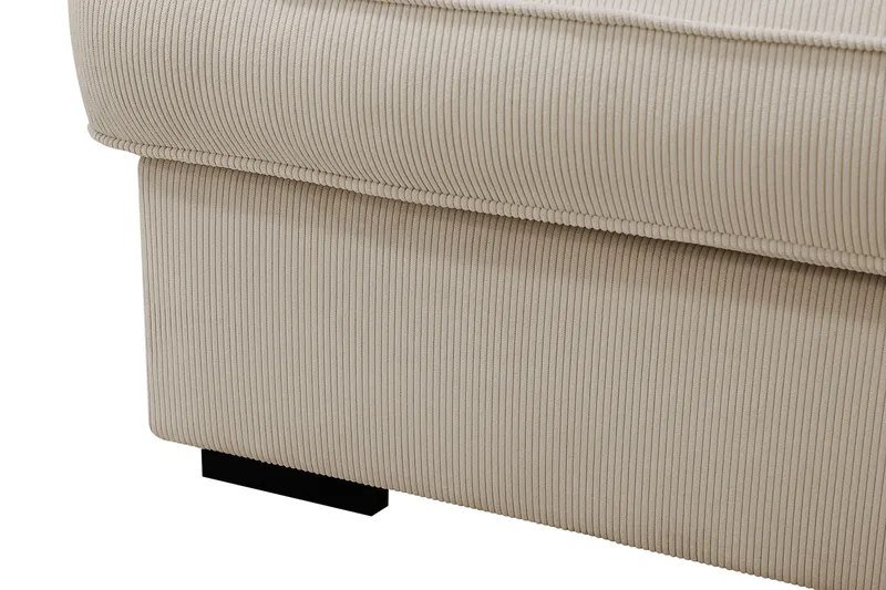 Rossita Lyx 4-sits Extra djup Soffa med Schäslong Höger - Greige Manchester - Möbler - Vardagsrum - Soffor - Divansoffa & schäslong