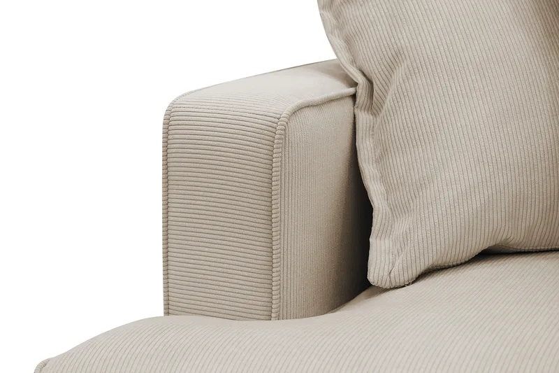 Rossita Lyx 4-sits Extra djup Soffa med Schäslong Höger - Greige Manchester - Möbler - Vardagsrum - Soffor - Divansoffa & schäslong