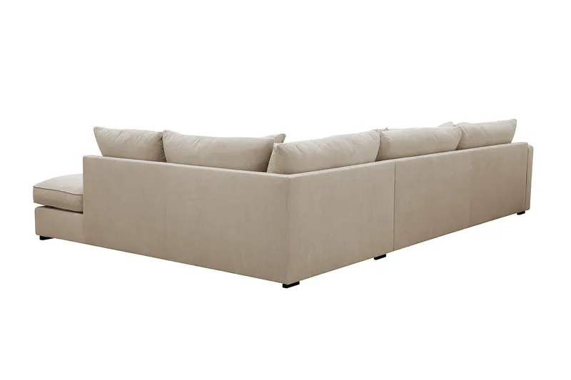 Rossita Lyx 4-sits Extra djup Soffa med Schäslong Höger - Greige Manchester - Möbler - Vardagsrum - Soffor - Divansoffa & schäslong