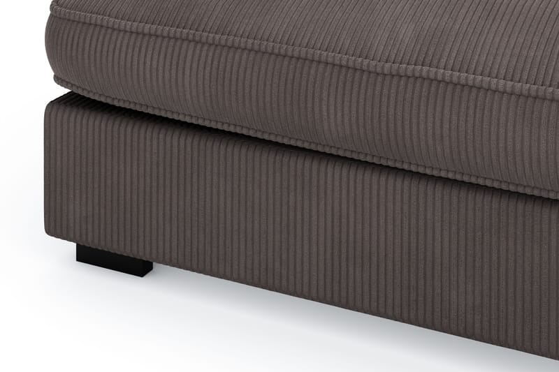 Rossita Lyx 4-sits Extra djup Soffa med Schäslong Höger - Mörkgrå Manchester - Möbler - Vardagsrum - Soffor - Sammetssoffor