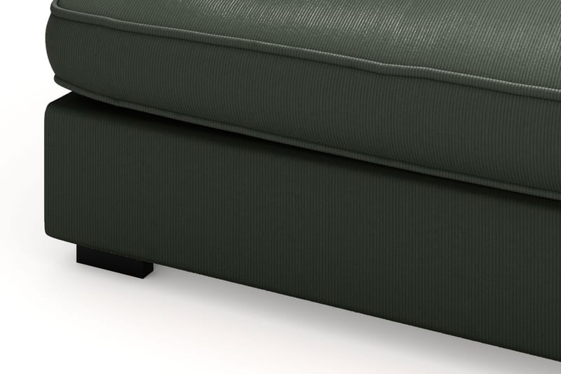 Rossita Lyx 4-sits Extra djup Soffa med Schäslong Höger - Mörkgrön Manchester - Möbler - Vardagsrum - Soffor - Sammetssoffor