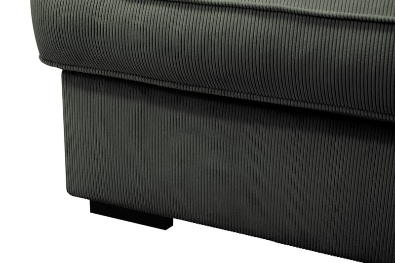 Rossita Lyx 4-sits Extra djup Soffa med Schäslong Höger - Mörkgrön Manchester - Möbler - Vardagsrum - Soffor - Sammetssoffor