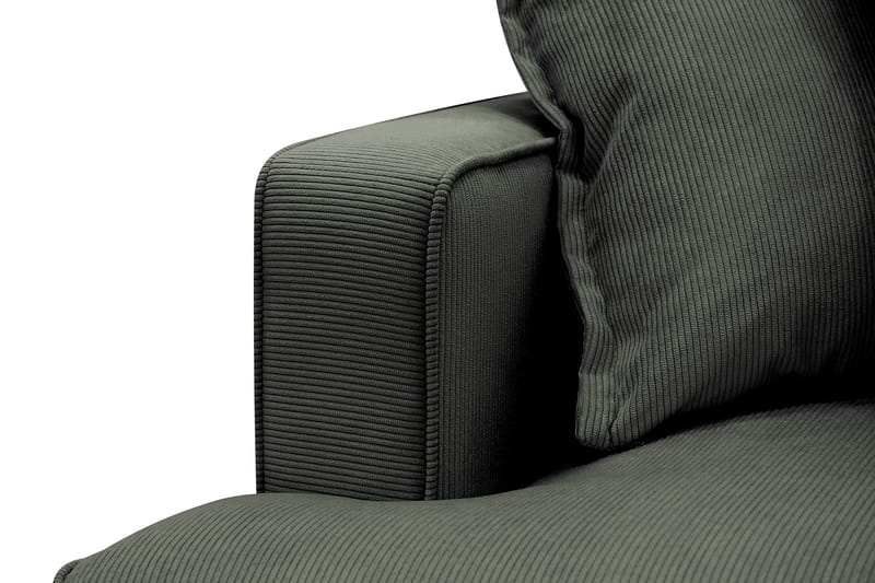 Rossita Lyx 4-sits Extra djup Soffa med Schäslong Höger - Mörkgrön Manchester - Möbler - Vardagsrum - Soffor - Sammetssoffor