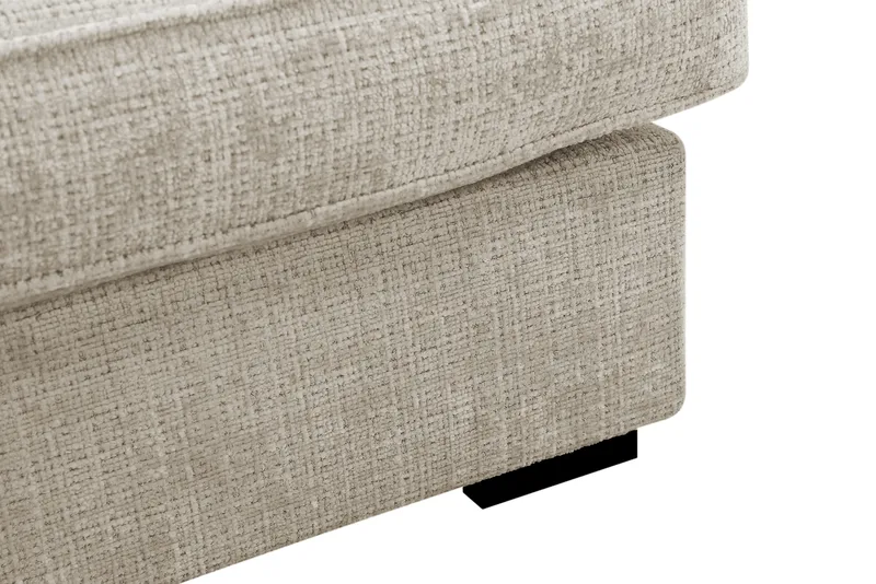 Rossita Lyx 4-sits Extra djup Soffa med Schäslong Vänster - Beige Chenille - Möbler - Vardagsrum - Soffor - Divansoffa & schäslong