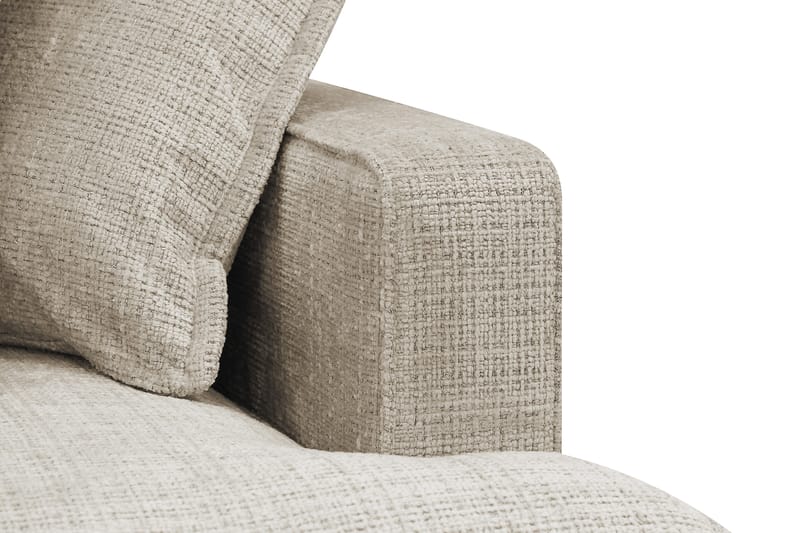 Rossita Lyx 4-sits Extra djup Soffa med Schäslong Vänster - Beige Chenille - Möbler - Vardagsrum - Soffor - Divansoffa & schäslong
