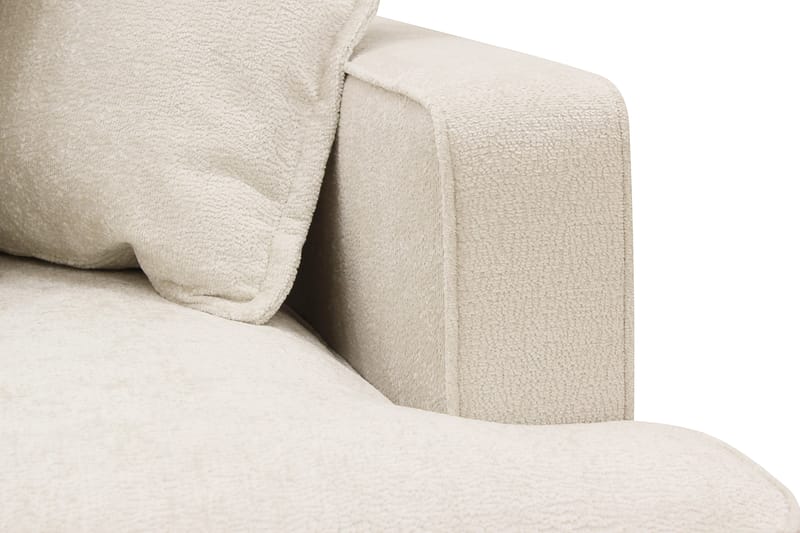 Rossita Lyx 4-sits Extra djup Soffa med Schäslong Vänster - Beige Chenille - Möbler - Vardagsrum - Soffor - Sammetssoffor
