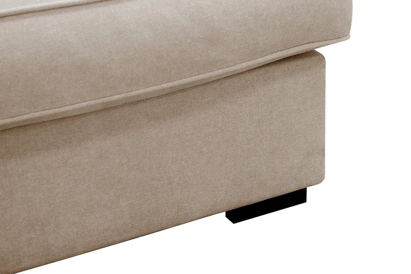 Rossita Lyx 4-sits Extra djup Soffa med Schäslong Vänster - Beige Tyg - Möbler - Vardagsrum - Soffor - Divansoffa & schäslong