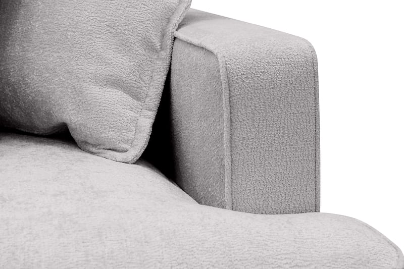 Rossita Lyx 4-sits Extra djup Soffa med Schäslong Vänster - Grå Chenille - Möbler - Vardagsrum - Soffor - Divansoffa & schäslong
