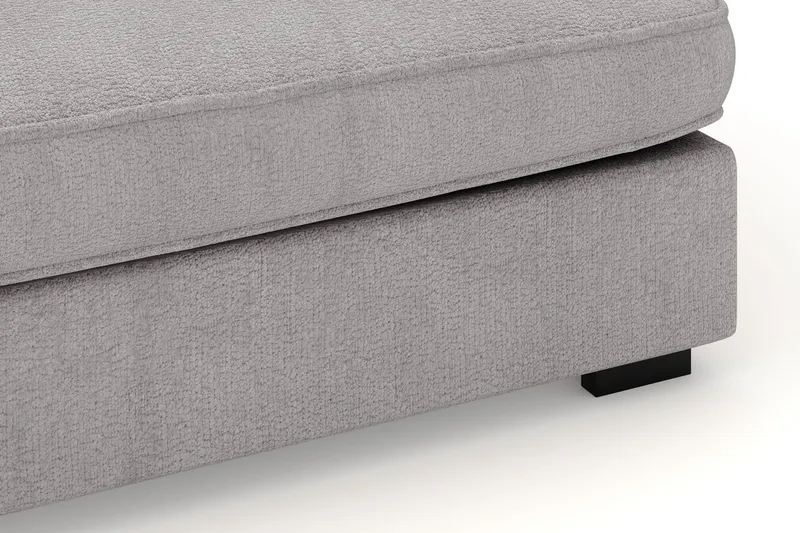 Rossita Lyx 4-sits Extra djup Soffa med Schäslong Vänster - Grå Chenille - Möbler - Vardagsrum - Soffor - Sammetssoffor