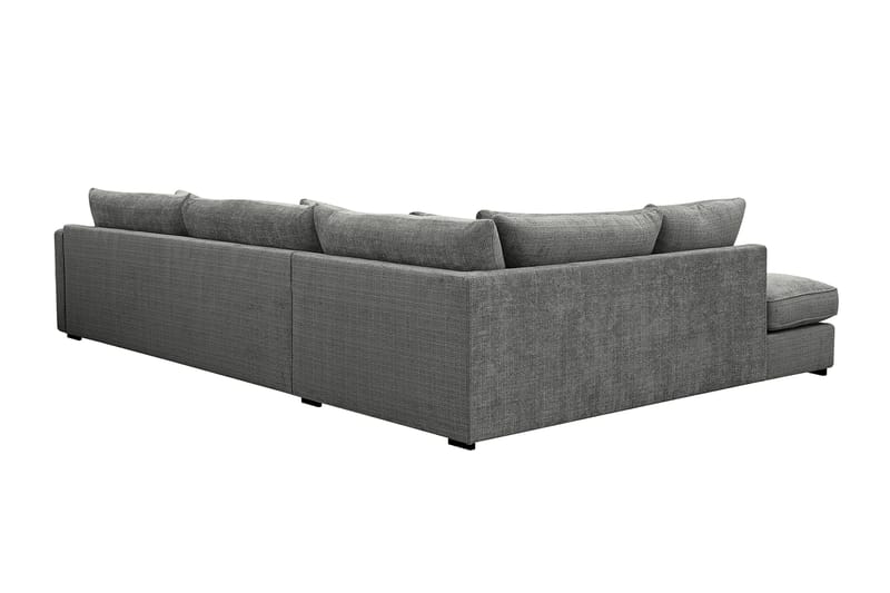 Rossita Lyx 4-sits Extra djup Soffa med Schäslong Vänster - Grå Chenille - Möbler - Vardagsrum - Soffor - Divansoffa & schäslong