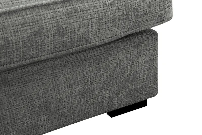 Rossita Lyx 4-sits Extra djup Soffa med Schäslong Vänster - Grå Chenille - Möbler - Vardagsrum - Soffor - Sammetssoffor