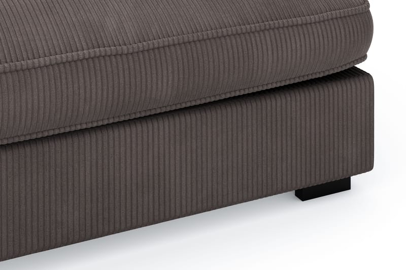 Rossita Lyx 4-sits Extra djup Soffa med Schäslong Vänster - Mörkgrå Manchester - Möbler - Vardagsrum - Soffor - Sammetssoffor