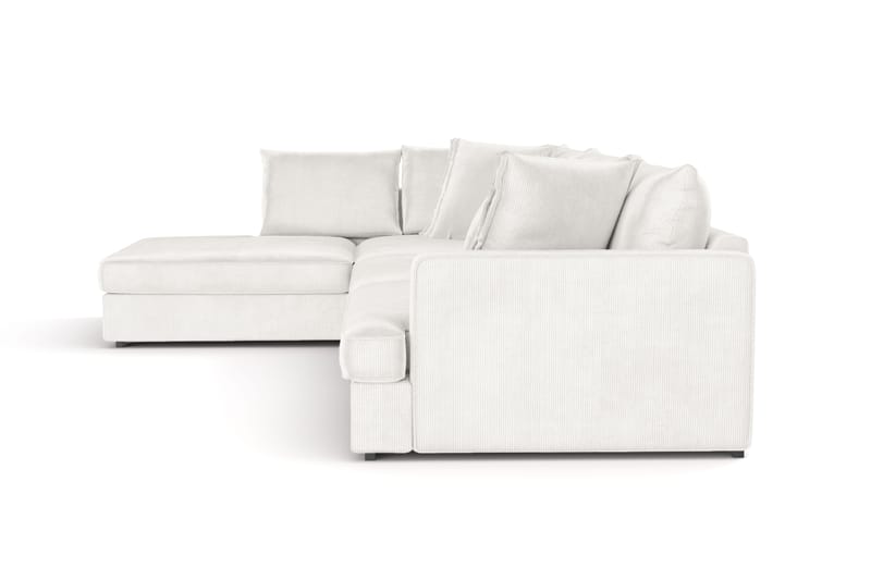 Rossita Lyx 4-sits Extra djup Soffa med Schäslong Vänster - Offwhite Manchester - Möbler - Vardagsrum - Soffor - Sammetssoffor
