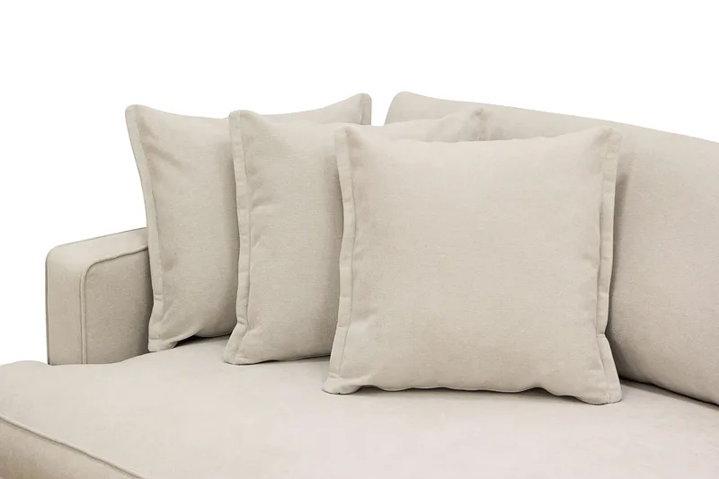 Rossita Lyx 4-sits Extra djup Tygsoffa - Beige - Möbler - Vardagsrum - Soffor - 4-sits soffor