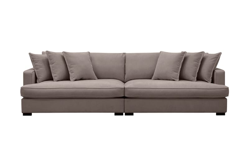Rossita Lyx 4-sits Extra djup Tygsoffa - Brun - Möbler - Vardagsrum - Soffor - 4-sits soffor