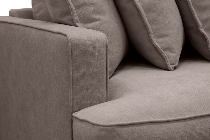 Rossita Lyx 4-sits Extra djup Tygsoffa - Brun - Möbler - Vardagsrum - Soffor - 4-sits soffor